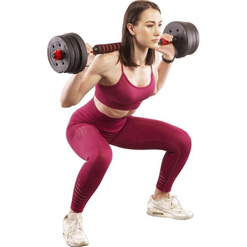 SGP15 COMPOSITE BARBELL AND DUMBBELLS SET HMS - 40 kg