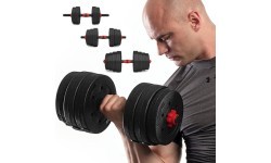 SGP15 COMPOSITE BARBELL AND DUMBBELLS SET HMS - 30 kg