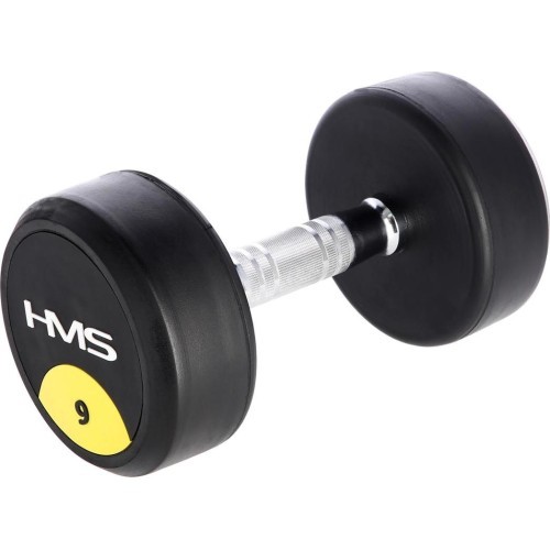 Gumuotas hantelis HG PRO HMS - 9 kg