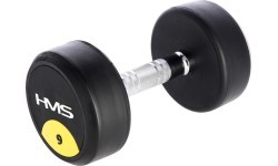 Gumuotas hantelis HG PRO HMS - 9 kg
