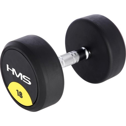 Gumuotas hantelis HG PRO HMS - 18 kg