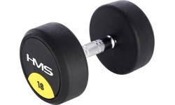 Gumuotas hantelis HG PRO HMS - 18 kg
