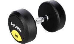 HG PRO RUBBER DUMBBELL HMS - 20 kg