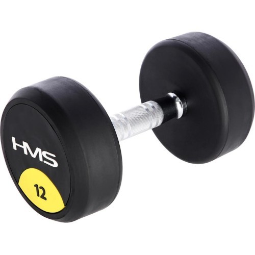 Gumuotas hantelis HG PRO HMS - 12 kg