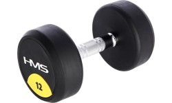 Обрезиненная гантель HG PRO HMS - 12 кг