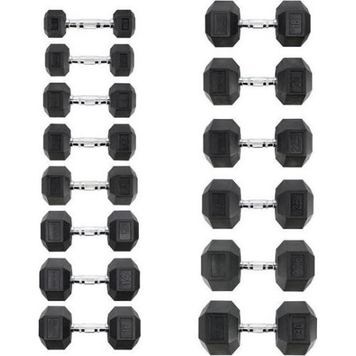 HEX PRO DUMBBELL HMS - 18 kg