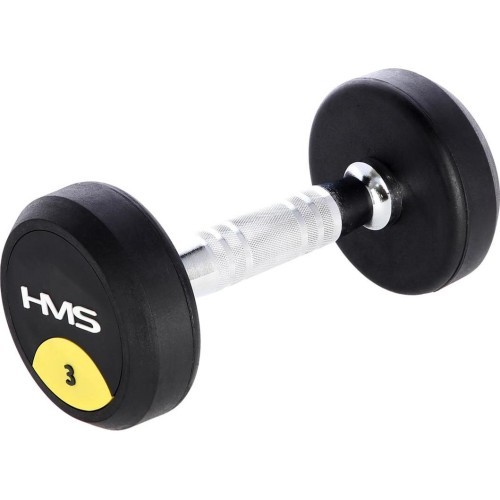 HG PRO RUBBER DUMBBELL HMS - 3 kg