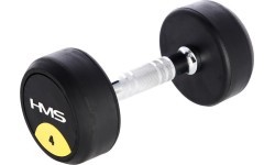 Gumuotas hantelis HG PRO HMS - 4 kg