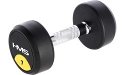 Gumuotas hantelis HG PRO HMS - 7 kg