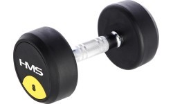 HG PRO RUBBER DUMBBELL HMS -  8 kg