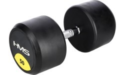 Gumuotas hantelis HG PRO HMS - 50kg