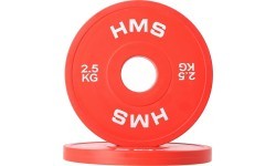 CBRS05  OLYMPIC BUMPER PLATE HMS - 2 x 2,5 kg
