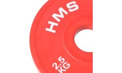 CBRS05  OLYMPIC BUMPER PLATE HMS - 2 x 2,5 kg