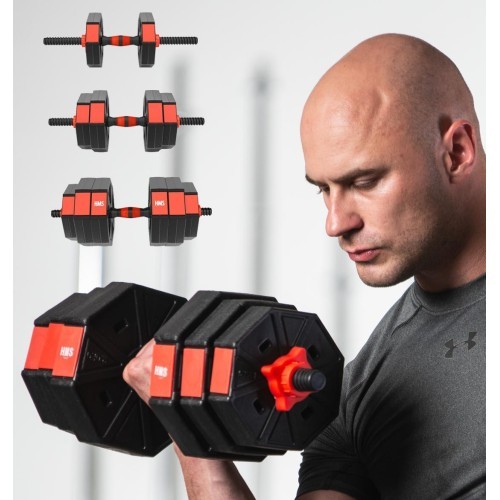 SGC20  BARBELL AND DUMBBELLS COMPOSITE HMS - 30 kg