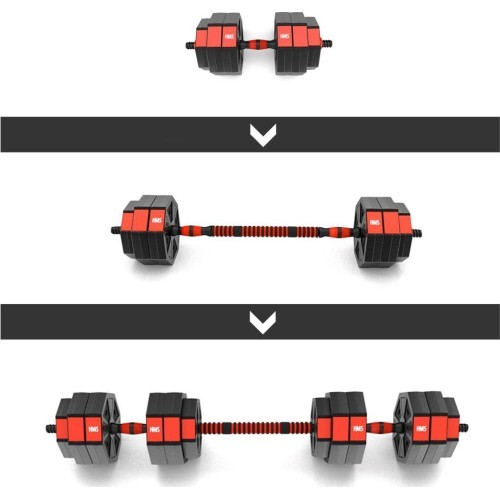 SGC20  BARBELL AND DUMBBELLS COMPOSITE HMS - 30 kg