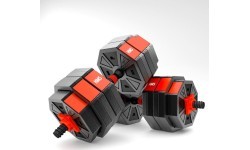 SGC20 kompozitinis štangos ir hantelių rinkinys HMS - 30 kg