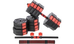 SGC20 kompozitinis štangos ir hantelių rinkinys HMS - 40 kg