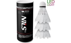 NBL6223 SHUTTLECOCKS FEATHERS LED 3 PCS. NILS