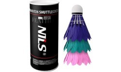 NBL6213 FEATHERS SHUTTLECOCKS MULTICOLOR 3 PCS. NILS