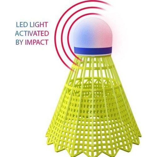 Нейлоновые LED-воланы для бадминтона NBL6293, многоцветные, 3 шт., NILS