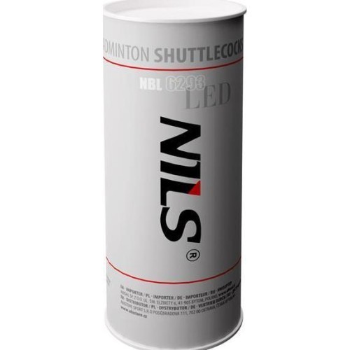 Нейлоновые LED-воланы для бадминтона NBL6293, многоцветные, 3 шт., NILS