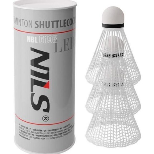 NBL6193 NYLON SHUTTLECOCKS LED PACK OF 3 NILS
