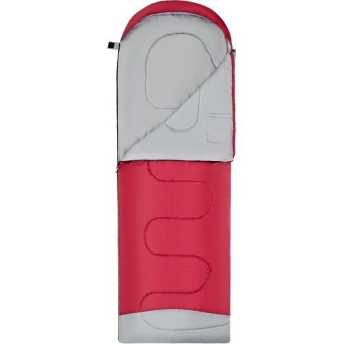 NC2008 MAROON-GREY SLEEPING BAG SIZE L NILS CAMP