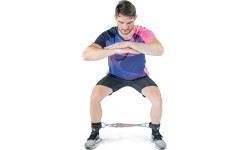 Kulkšnies dirželis pasipriešinimo gumoms inSPORTline AWS