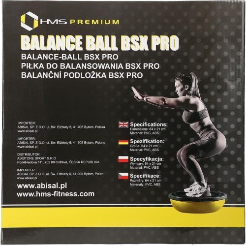 Balansinis kamuolys HMS Premium BSX Pro, juodas