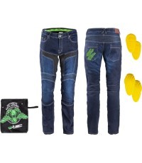 Vyriški moto džinsai W-TEC Alfred CE - Mėlyna