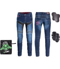 Women’s Motorcycle Jeans W-TEC Alfreda CE - Blue