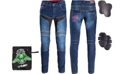 Women’s Motorcycle Jeans W-TEC Alfreda CE - Blue