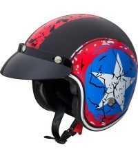 Мотоциклетный шлем W-TEC Café Racer - Big Star