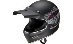 Motorcycle Helmet W-TEC Black Heart Retron - Angerwheel Silver