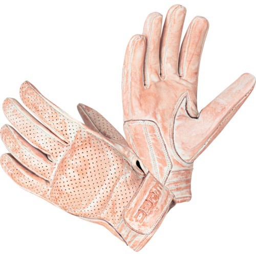 Motorcycle Gloves W-TEC Modko - Brick Red-White