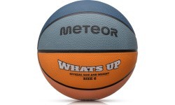Баскетбольный мяч Meteor What's Up - Синий, оранжевый
