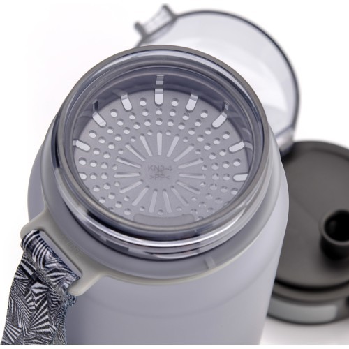 Sportinis vandens butelis Meteor 650 ml - Pilka