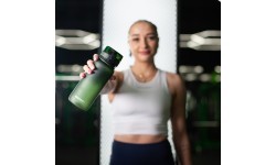 Sportinis vandens butelis Meteor 650 ml - Žalia