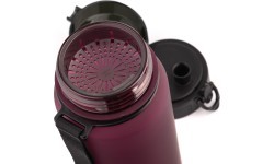Спортивная бутылка для воды Meteor 650 мл -  Burgundy 