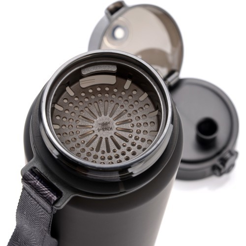 Sportinė gertuvė Meteor 1000 ml tamsiai žalia - Juoda