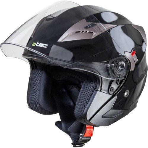 Motorcycle Helmet W-TEC Putta - Black/Bronze