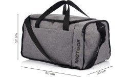 Спортивная сумка Meteor Odyn, 40 л - Чёрно-серый