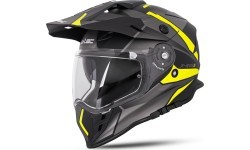 Motociklininko šalmas W-TEC Valso Graphic - Black-Grey-Fluo