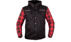 Motorcycle Jacket W-TEC Black Heart Radikaal - Black/Red