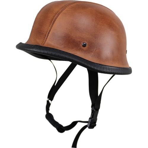 Retro Open-Face Motorcycle Helmet Sodager ADH-012 - Brown