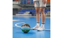 Баскетбольный мяч Meteor Dribble №7 - Синий / зелёный