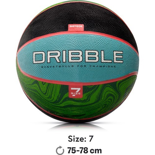Krepšinio kamuolys Meteor Dribble Nr. 7 - Mėlyna / žalia