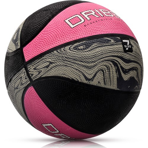 Krepšinio kamuolys Meteor Dribble Nr. 7 - Rožinė
