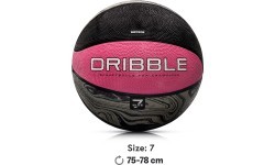 Баскетбольный мяч Meteor Dribble №7 - Розовый