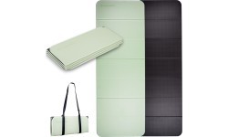 Складной коврик для упражнений inSPORTline Misette 180 x 61 x 0,8 см - Matcha green-black